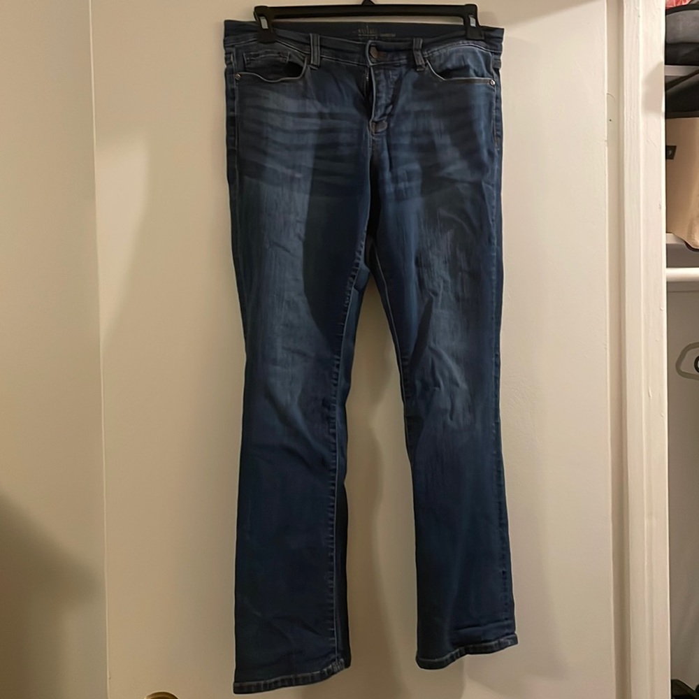 Soho size 12 dark denim bootcut jeans